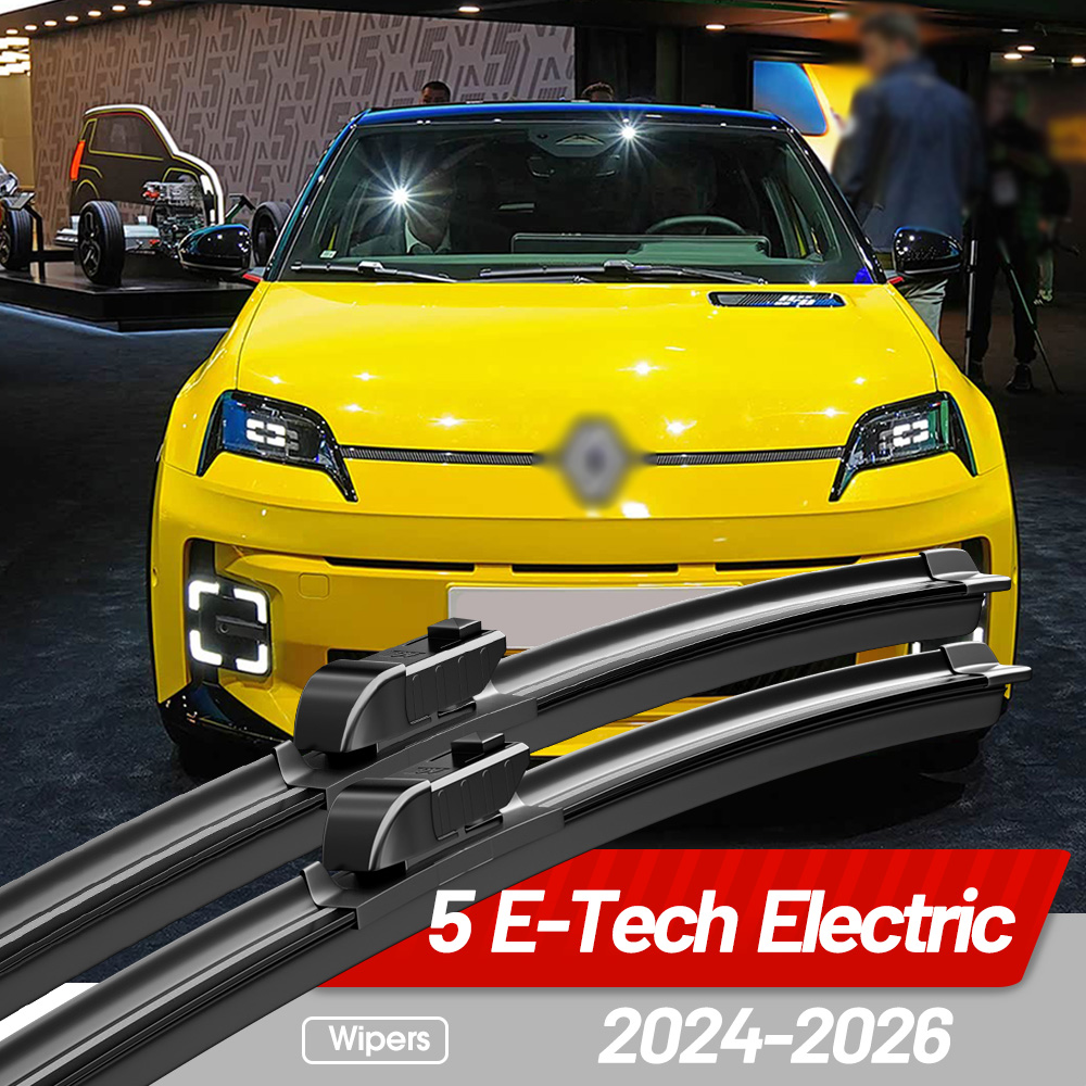 Tech Accessories Renault - شفرات مساحات الزجاج الأمامية لرينو 5