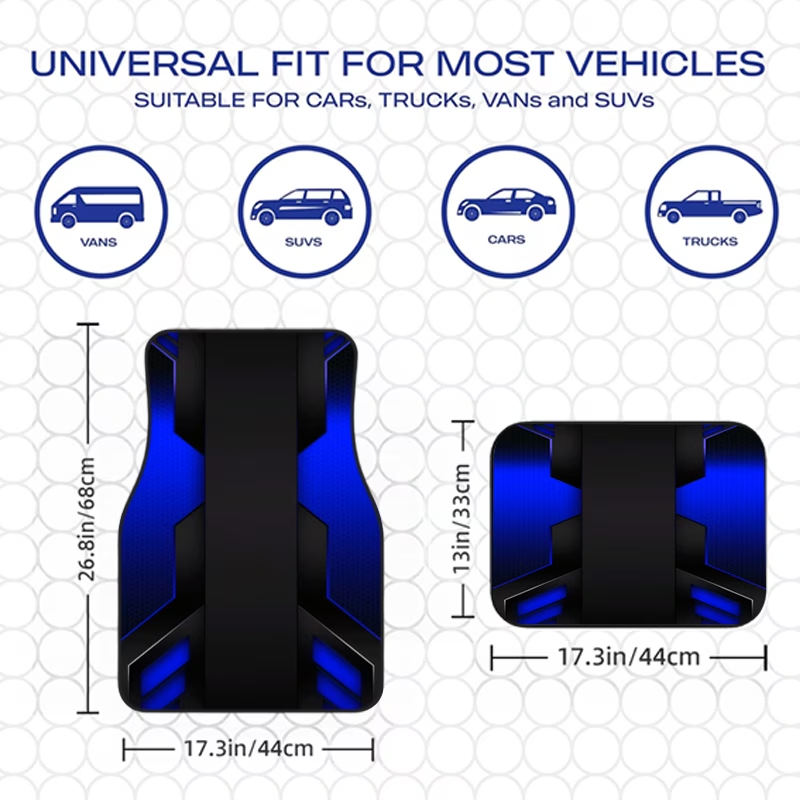 4 قطع من دواسات أرضية السيارة  - مراجعة Tech Inspired Accessories وسعره