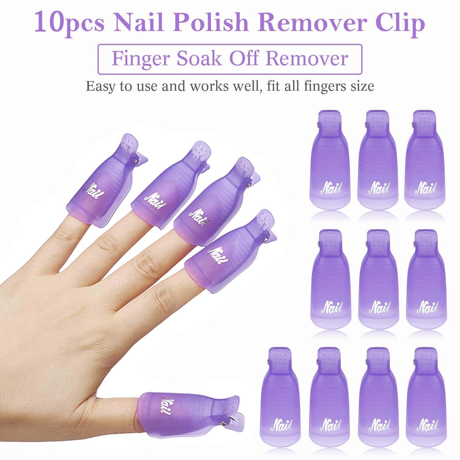 10 قطع من مشابك بلاستيكية لإزا - مراجعة Nail Tech Accessories وسعره